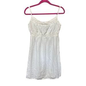 Vintage Juicy Couture White Linen Mini Dress  Size M